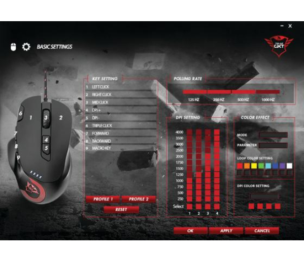 Trust GXT 162 Optical Gaming Mouse - 449705 - zdjęcie 5